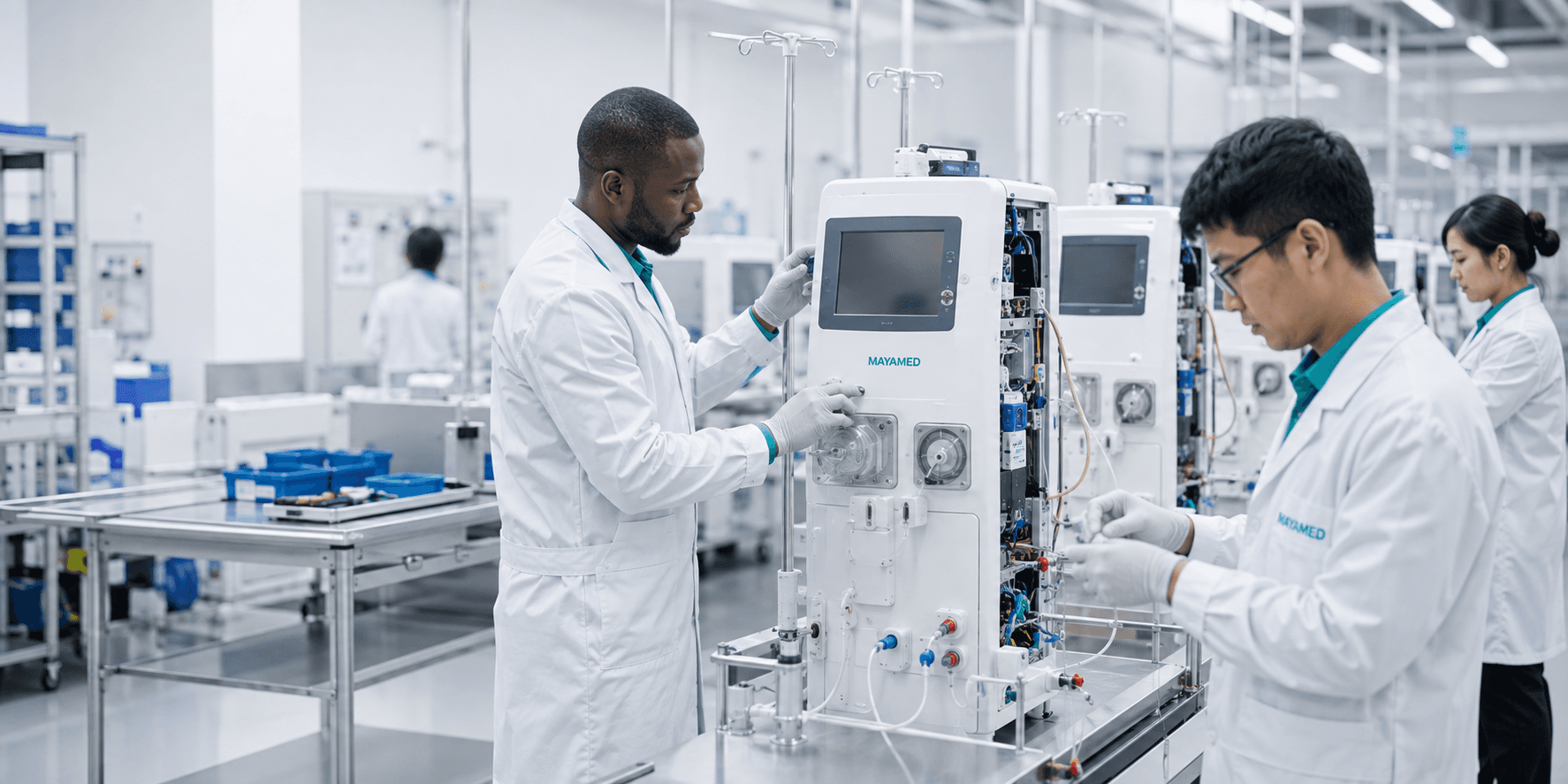 MayaMed dialysis equipment manufacturing and inspection